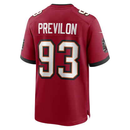 Willington Previlon Tampa Bay Buccaneers Game Player Jersey - Red