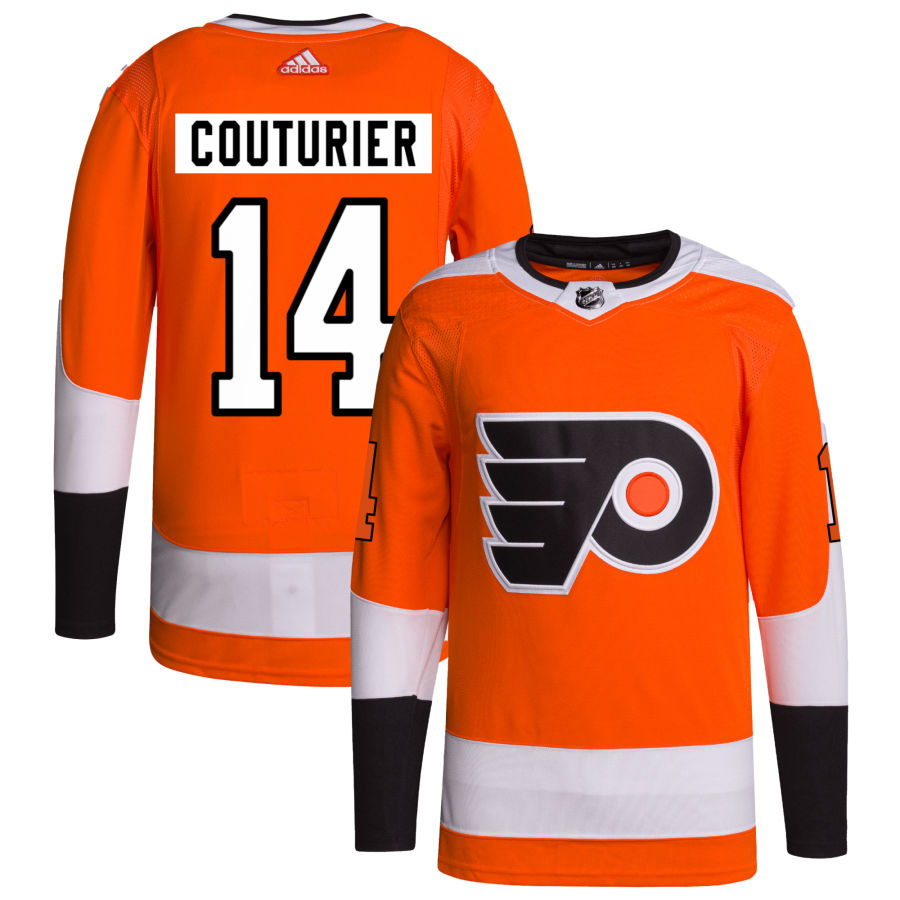 Sean Couturier Philadelphia Flyers Home Primegreen Authentic Pro Jersey - Orange