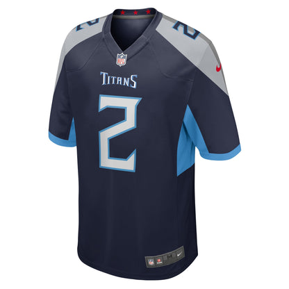 Azeez Al-Shaair Tennessee Titans Team Game Jersey - Navy
