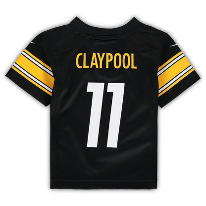 Preschool Chase Claypool Black Pittsburgh Steelers Game Jersey