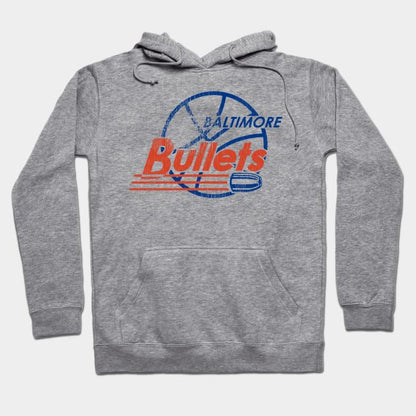 Defunct Baltimore Bullets Basketball Team Hoodie