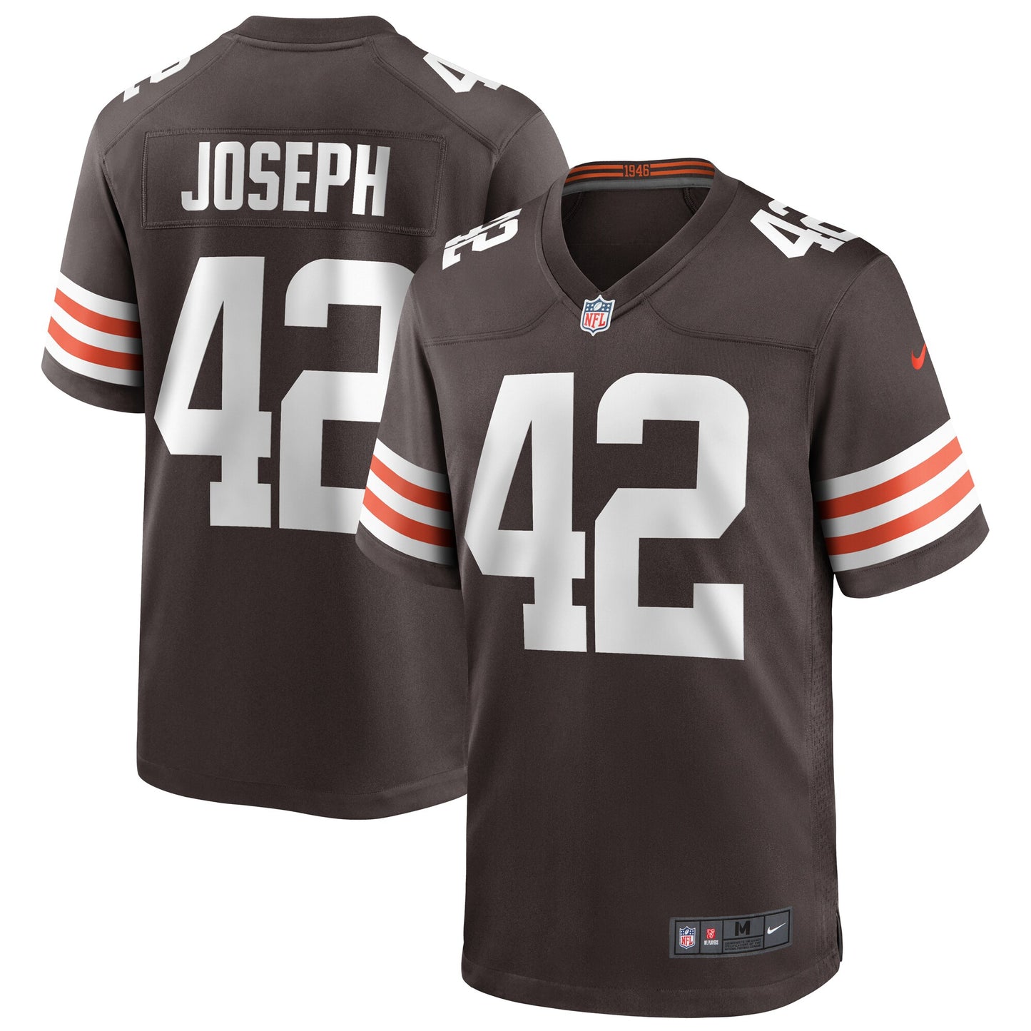 Karl Joseph Cleveland Browns Game Player Jersey - Brown