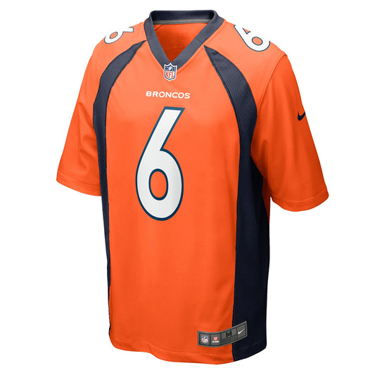 P.J. Locke Denver Broncos Game Player Jersey - Orange