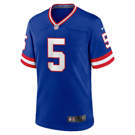 Men's New York Giants Kayvon Thibodeaux Classic Player Game Jersey Royal or White