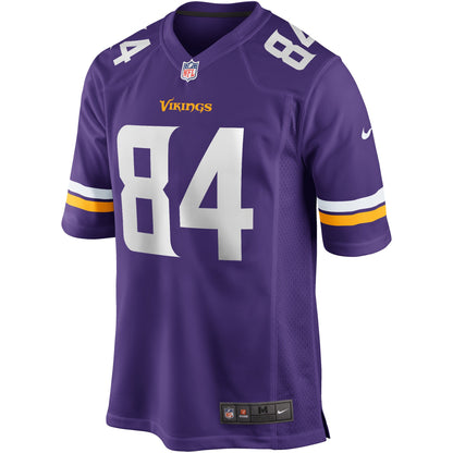 Randy Moss Minnesota Vikings Game Retired Player Jersey - Purple