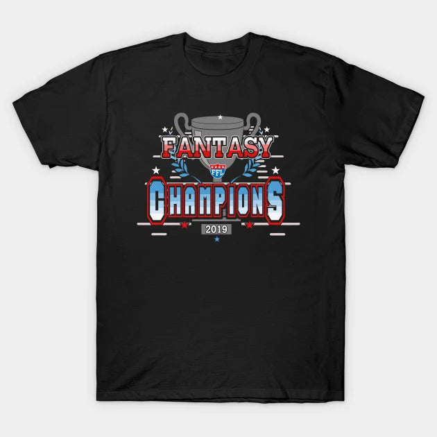 Fantasy Football League Ffl Champions 2019 T-Shirt