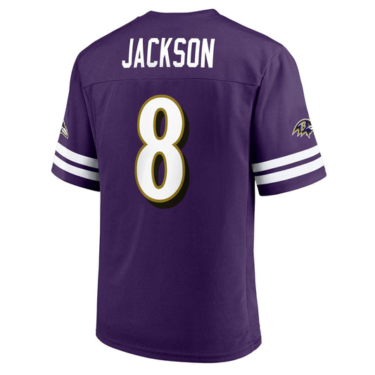 Men's Fanatics Branded Lamar Jackson Purple Baltimore Ravens Replica Player Jersey