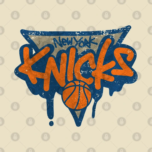 New York Knicks - Vintage Style Urban T-Shirt