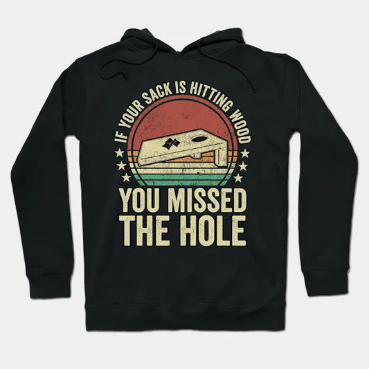 Funny Cornhole Player Corn Hole Hoodie