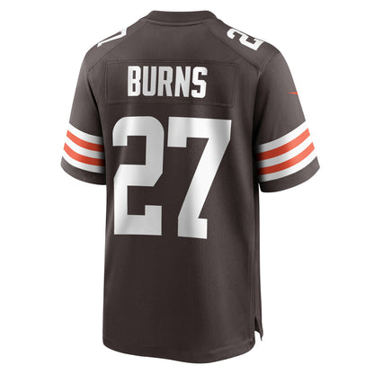 Lorenzo Burns Cleveland Browns Team Game Jersey - ?Brown