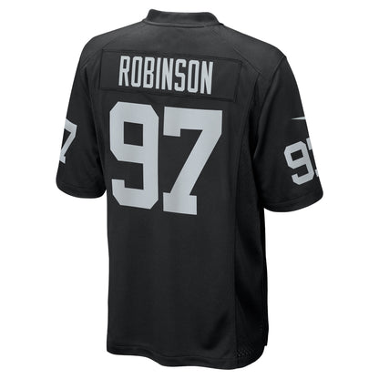 Janarius Robinson Las Vegas Raiders Team Game Jersey - ?Black