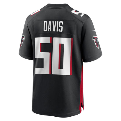 Tae Davis Atlanta Falcons Team Game Jersey - ?Black