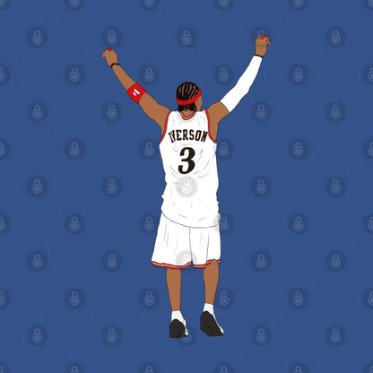 Allen Iverson Back-To Hoodie