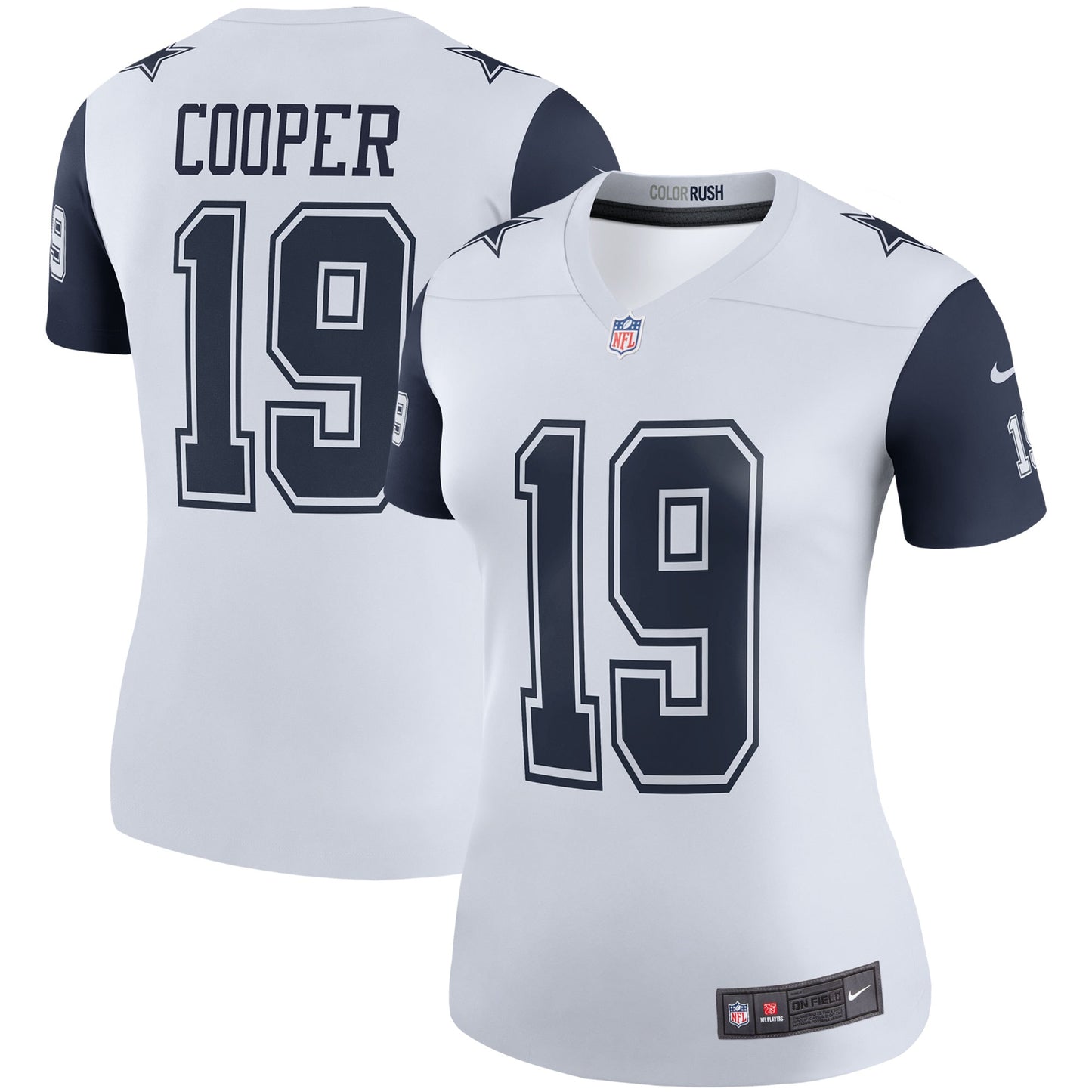 Amari Cooper Dallas Cowboys Women's Color Rush Legend Player Jersey - White