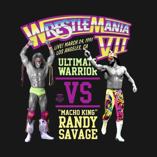 Ultimate Warrior Vs Macho Man Wrestlemania Hoodie