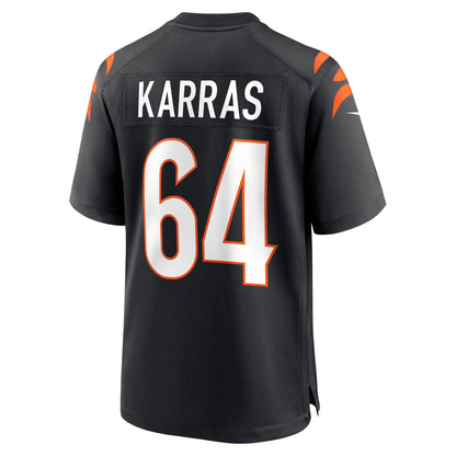 Ted Karras Cincinnati Bengals Game Player Jersey - Black