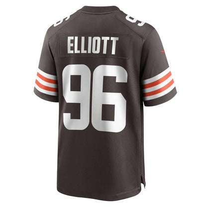 Jordans Elliott Cleveland Browns Game Jersey - Brown