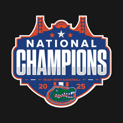 Florida Gators 2025 Ncaa Men?¡®S Basketball National Champions Shot Clock T-Shirt