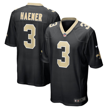 Jake Haener New Orleans Saints Team Game Jersey - ?Black