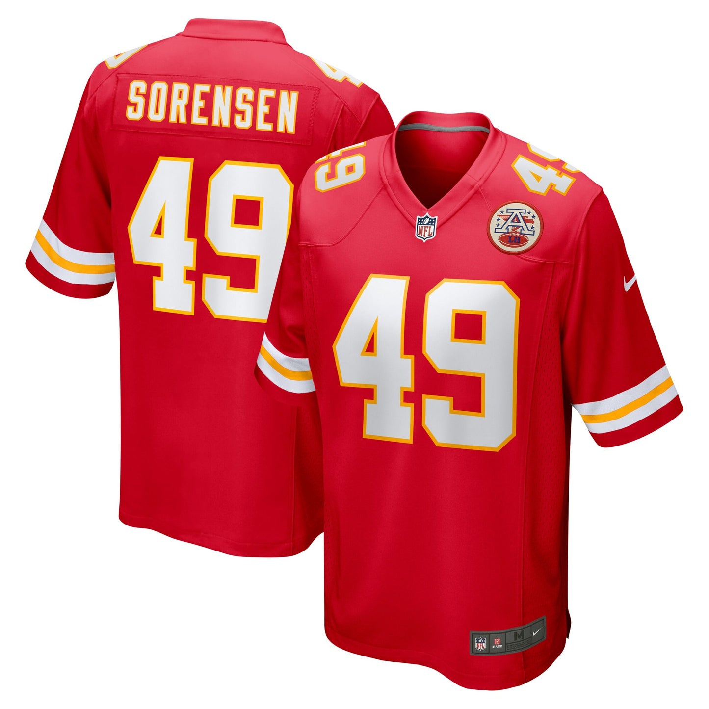 Daniel Sorensen Kansas City Chiefs Game Jersey - Red
