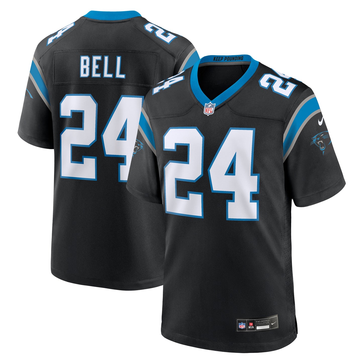 Vonn Bell Carolina Panthers Team Game Jersey - Black