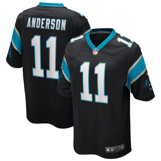 Robbie Anderson Carolina Panthers Game Player Jersey - Black