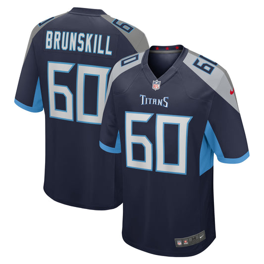 Daniel Brunskill Tennessee Titans Game Player Jersey - Navy