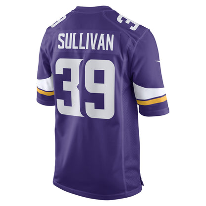 Chandon Sullivan Minnesota Vikings Game Player Jersey - Purple