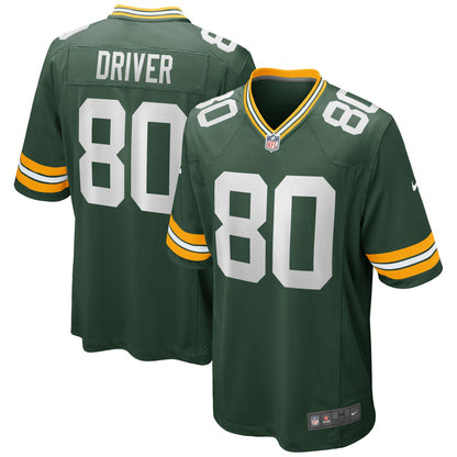 Donald Driver Green Bay Packers Game Retired Player Jersey - Green