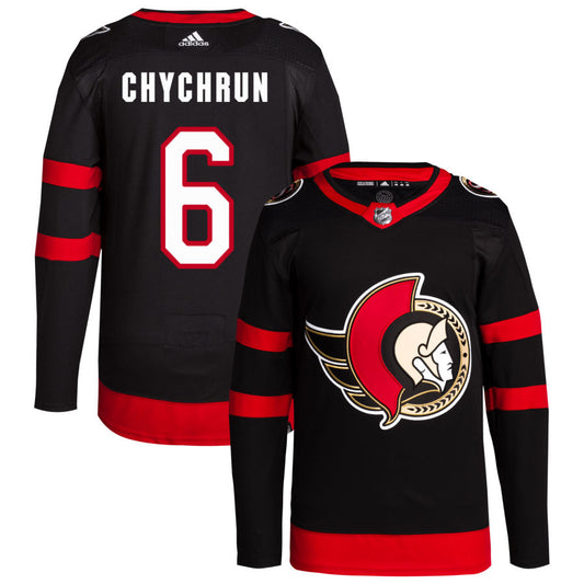 Jakob Chychrun Ottawa Senators Home Primegreen Authentic Pro Jersey - Black