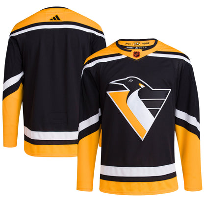 Pittsburgh Penguins Reverse Retro 2.0 Authentic Blank Jersey - Black