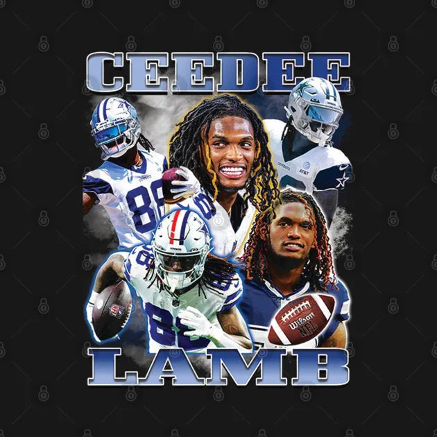 Ceedee Lamb Vintage Collage Hoodie