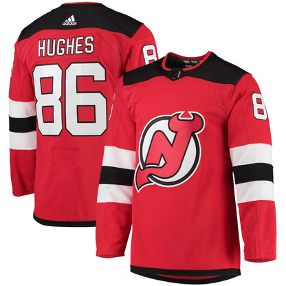 Jack Hughes New Jersey Devils Home Primegreen Authentic Pro Player Jersey - Red