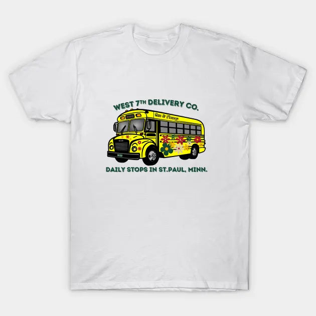Minnesota Wild West 7Th Delivery Co. Gus Bus. And Flower 1 T-Shirt