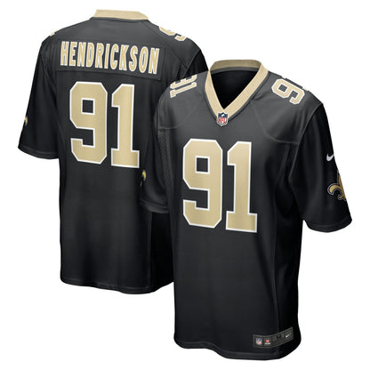 Trey Hendrickson New Orleans Saints Game Jersey - Black