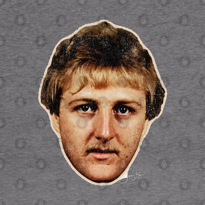 Larry Bird Big Face Hoodie