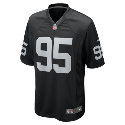 John Jenkins Las Vegas Raiders Game Jersey - Black