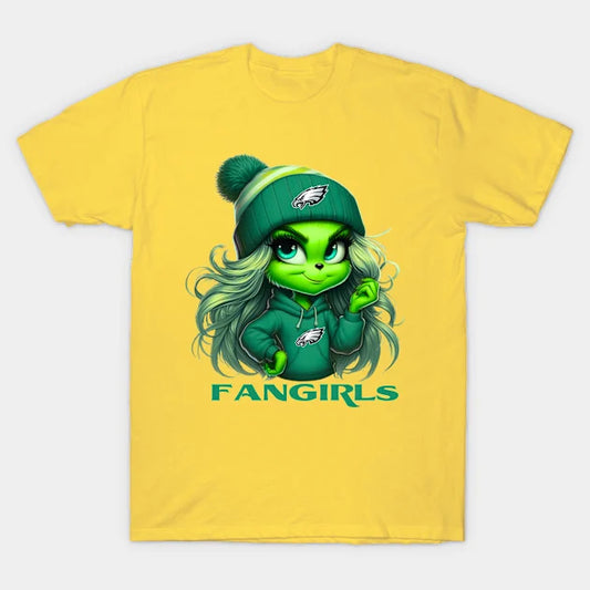 Fan Girl Philadelphia Eagles Football,Christmas Girls T-Shirt