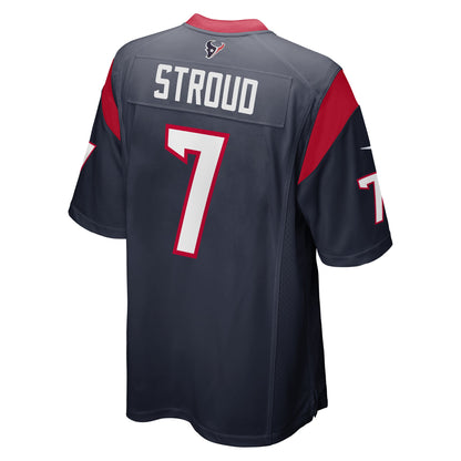 C.J. Stroud Houston Texans 2023 NFL Draft First Round Pick Game Jersey - Navy
