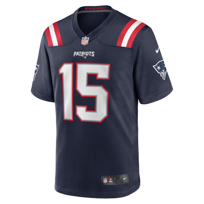 Corliss Waitman New England Patriots Game Jersey - Navy