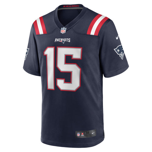 Corliss Waitman New England Patriots Game Jersey - Navy