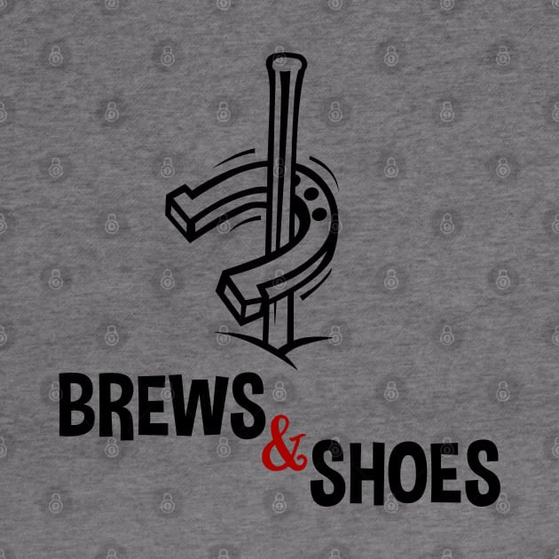 Brews And Shoes Horseshoe Ringer Pitching Hoodie