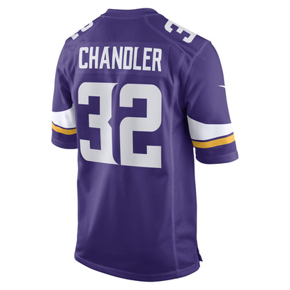 Ty Chandler Minnesota Vikings Game Player Jersey - Purple