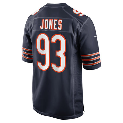 Justin Jones Chicago Bears Game Player Jersey - Navy