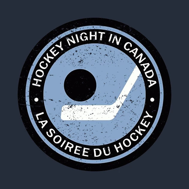 Retro Hockey Night In Canada - Rough Hoodie