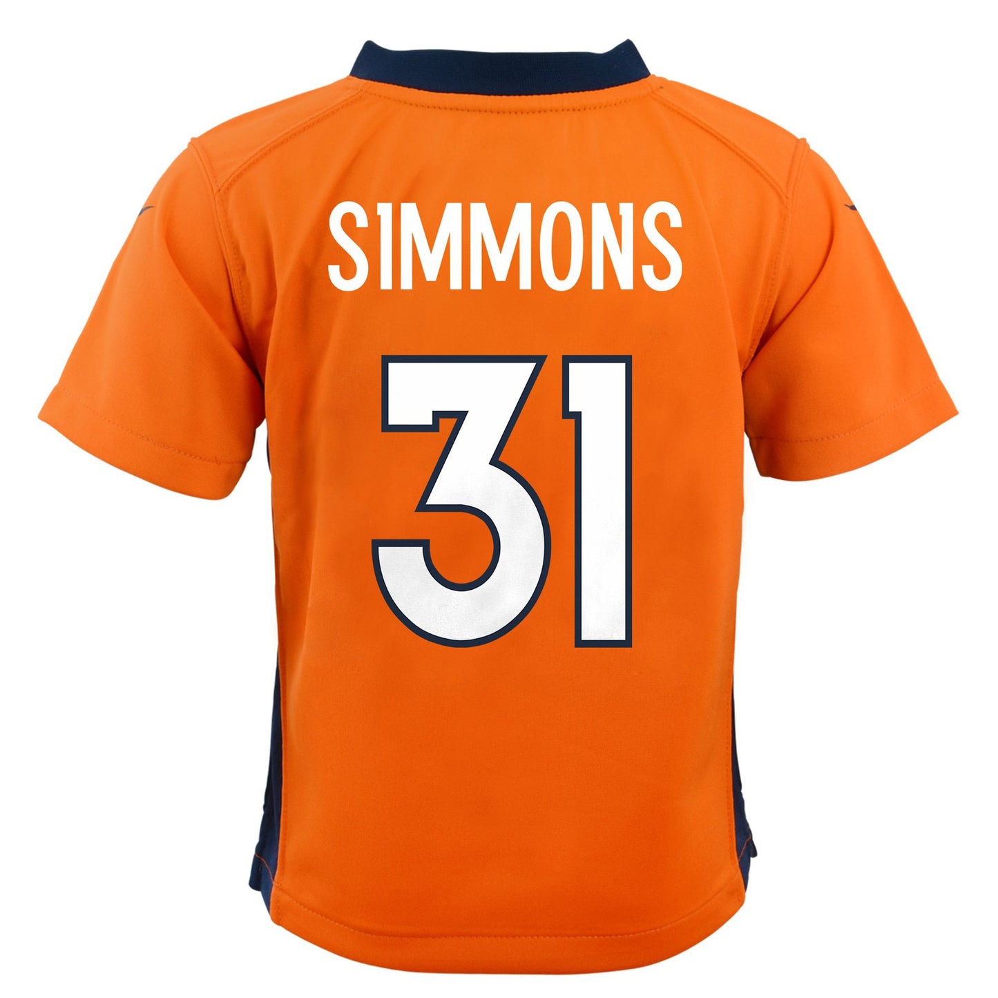 Justin Simmons Denver Broncos Toddler Game Jersey - Orange