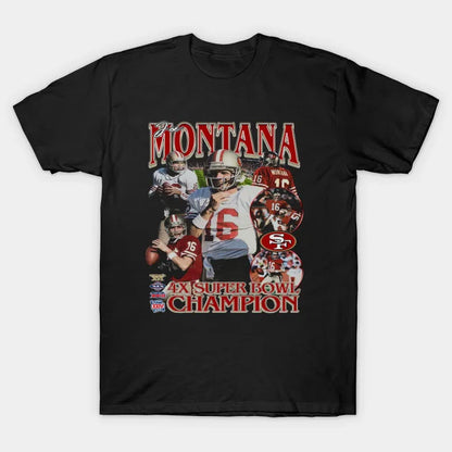 Joe Montana Vintage Bootleg T-Shirt