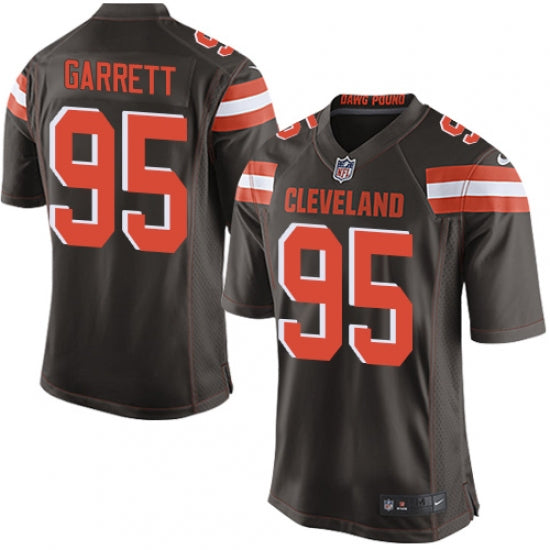 Men's Cleveland Browns Myles Garrett Game Jersey Brown