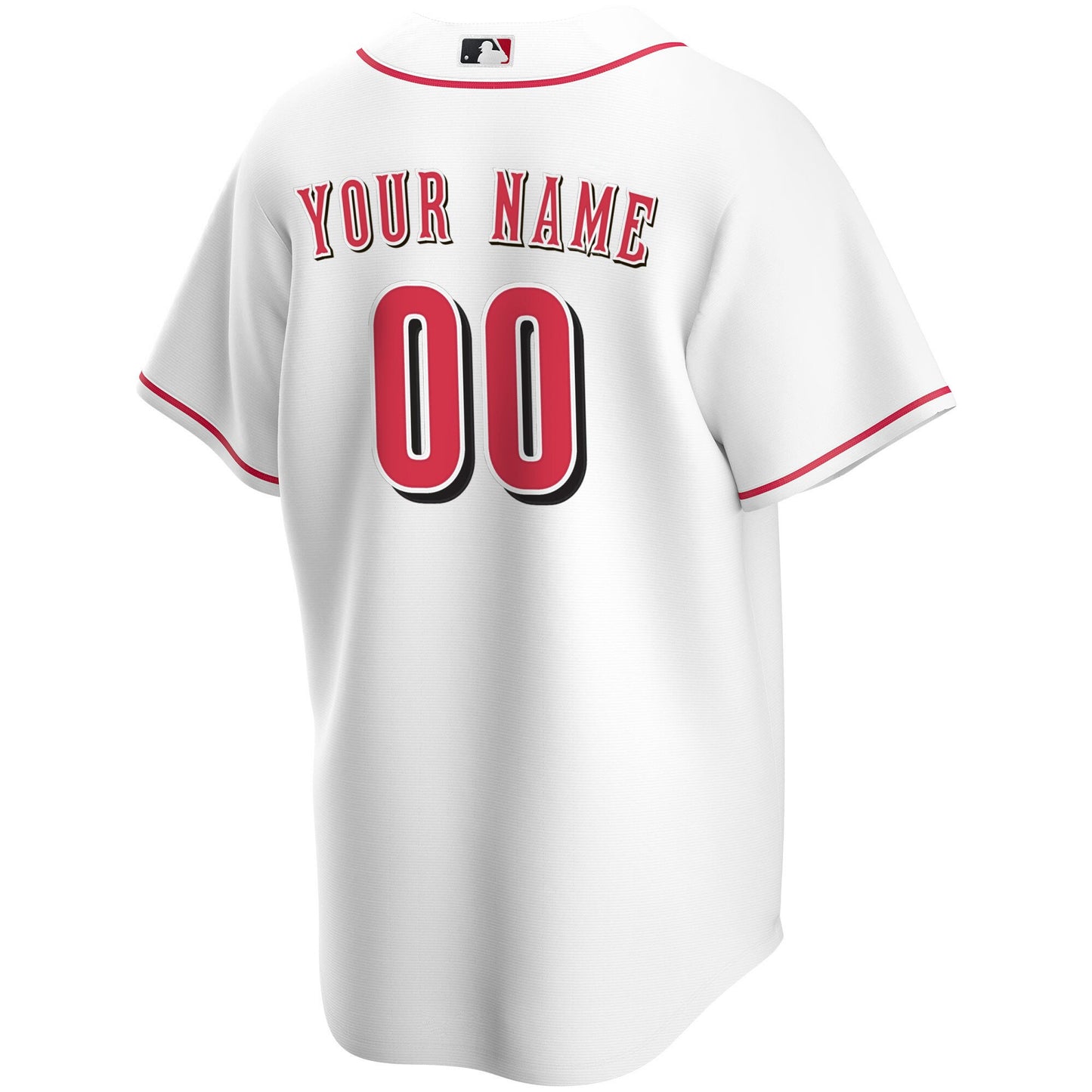 Cincinnati Reds Home Replica Custom Jersey - White