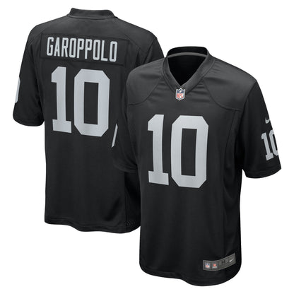 Jimmy Garoppolo Las Vegas Raiders Game Player Jersey - Black